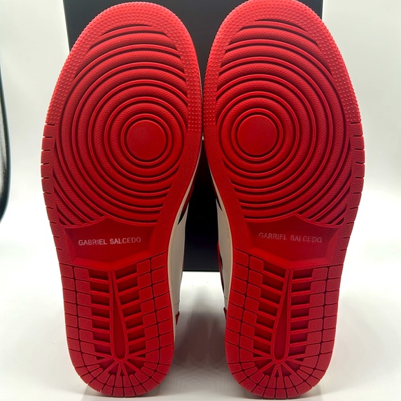 Gabriel Salcedo High Top Sneakers, Premium Leather size US 10 Limited Edition - Picture 7 of 12